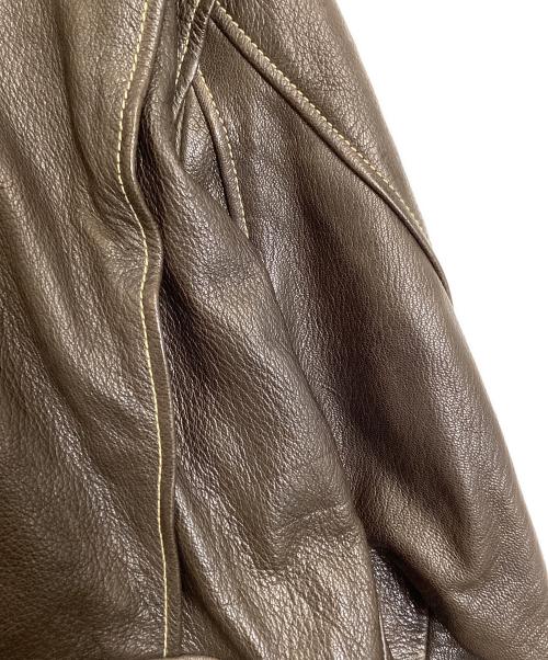MORGAN PRODUCTIONS（モーガン プロダクションズ）MORGAN PRODUCTIONS (モーガン プロダクションズ) U'S NAVY G-1 FLIGHT JACKET/ユー・エス・ネイビージーワンフライトジャケット ブラウン サイズ:SIZE46の古着・服飾アイテム
