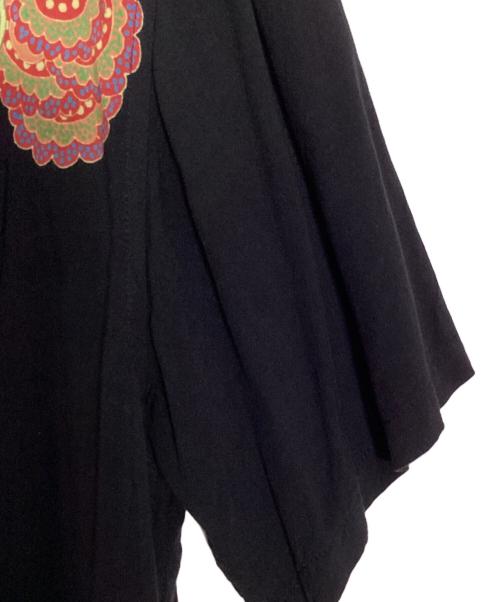 stussy（ステューシー）stussy (ステューシー) 花柄レーヨンオープンカラーシャツ ブラック サイズ:Mの古着・服飾アイテム