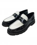 COLE HAAN×FRAGMENT DESIGNコールハーン×フラグメントデザイン）の古着「AC PENNY コラボコインローファー」｜ホワイト×ブラック