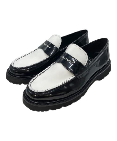 COLE HAAN（コールハーン）COLE HAAN (コールハーン) FRAGMENT DESIGN (フラグメントデザイン) AC PENNY コラボコインローファー ホワイト×ブラック サイズ:26cmの古着・服飾アイテム