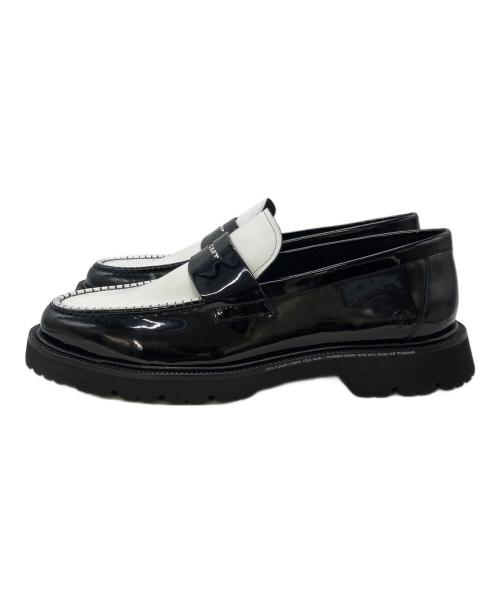 COLE HAAN（コールハーン）COLE HAAN (コールハーン) FRAGMENT DESIGN (フラグメントデザイン) AC PENNY コラボコインローファー ホワイト×ブラック サイズ:26cmの古着・服飾アイテム