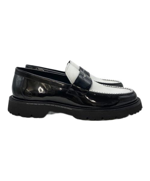 COLE HAAN（コールハーン）COLE HAAN (コールハーン) FRAGMENT DESIGN (フラグメントデザイン) AC PENNY コラボコインローファー ホワイト×ブラック サイズ:26cmの古着・服飾アイテム