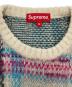 中古・古着 Supreme (シュプリーム) Brushed Plaid Sweater ベージュ×ピンク サイズ:M：18000円