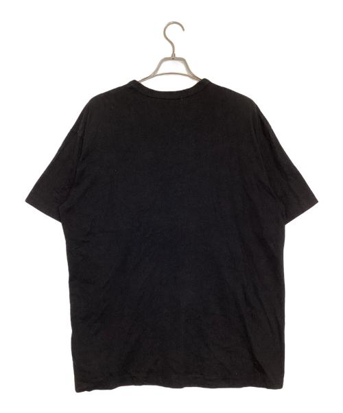 COMME des GARCONS HOMME PLUS（コムデギャルソンオムプリュス）COMME des GARCONS HOMME PLUS (コムデギャルソンオムプリュス) フラワー刺繍Tシャツ ブラック サイズ:Ｓの古着・服飾アイテム