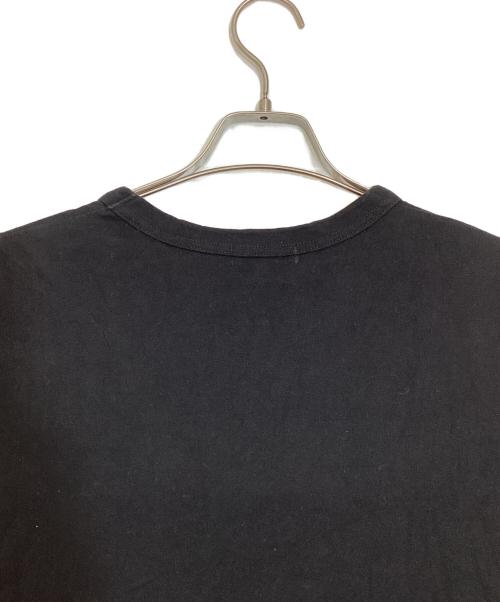 COMME des GARCONS HOMME PLUS（コムデギャルソンオムプリュス）COMME des GARCONS HOMME PLUS (コムデギャルソンオムプリュス) フラワー刺繍Tシャツ ブラック サイズ:Ｓの古着・服飾アイテム