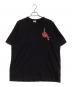 COMME des GARCONS HOMME PLUS（コムデギャルソンオムプリュス）の古着「フラワー刺繍Tシャツ」｜ブラック