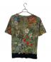 GUCCI (グッチ) ダメージ加工フローラルTシャツ グリーン サイズ:XS：14000円