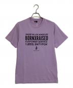 BORN X RAISEDボーン レイズド）の古着「Tシャツ」｜パープル