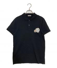 MONCLER（モンクレール）の古着「ポロシャツ」｜ブラック