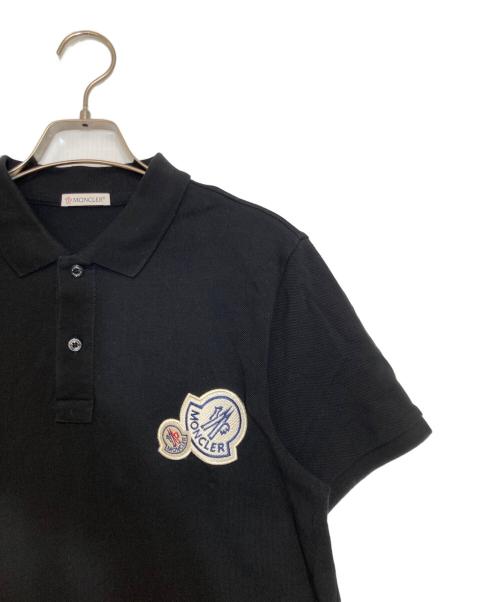 MONCLER（モンクレール）MONCLER (モンクレール) ポロシャツ ブラック サイズ:Ｓの古着・服飾アイテム
