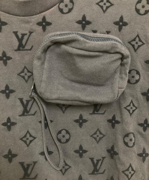 LOUIS VUITTON（ルイ ヴィトン）LOUIS VUITTON (ルイ ヴィトン) フックアンドループフェルトモノグラムTシャツ ブラック サイズ:XSの古着・服飾アイテム
