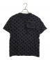 LOUIS VUITTON（ルイ ヴィトン）の古着「フックアンドループフェルトモノグラムTシャツ」｜ブラック