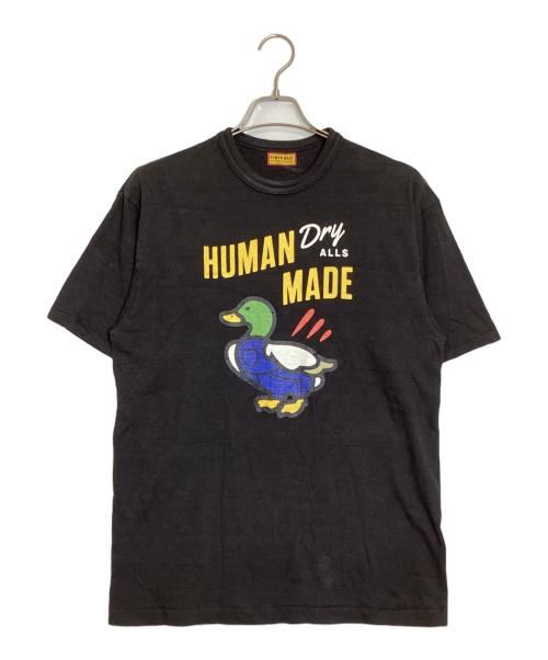HUMAN MADE（ヒューマンメイド）HUMAN MADE (ヒューマンメイド) カモプリントTシャツ ブラック サイズ:Ｌの古着・服飾アイテム