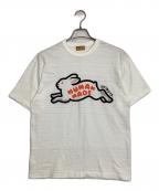 HUMAN MADEヒューマンメイド）の古着「ウサギプリントTシャツ」｜ホワイト