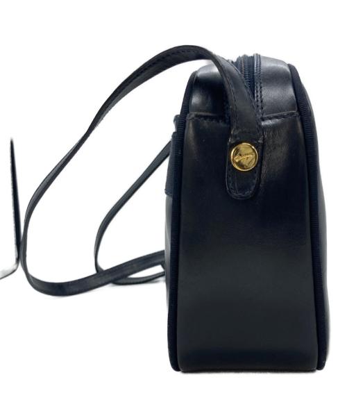 Salvatore Ferragamo（サルヴァトーレ フェラガモ）Salvatore Ferragamo (サルヴァトーレ フェラガモ) ヴァラショルダーバッグ ネイビーの古着・服飾アイテム