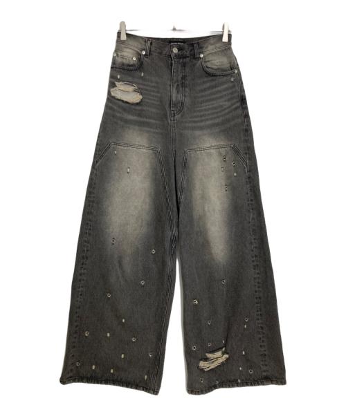MAISON SPECIAL（メゾンスペシャル）MAISON SPECIAL (メゾンスペシャル) Baggy Denim Pants/バギーデニムパンツ グレー サイズ:38の古着・服飾アイテム