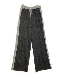 MAISON SPECIAL（メゾンスペシャル）の古着「Jacquard Jersey Pants/ジャガード ジャージ パンツ」｜グレー