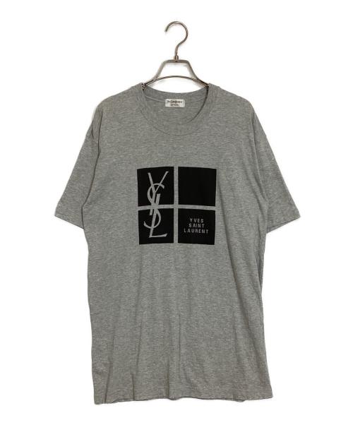 Yves Saint Laurent pour homme（イヴサンローラン プールオム）Yves Saint Laurent pour homme (イヴサンローラン プールオム) プリントTシャツ グレー サイズ:不明の古着・服飾アイテム