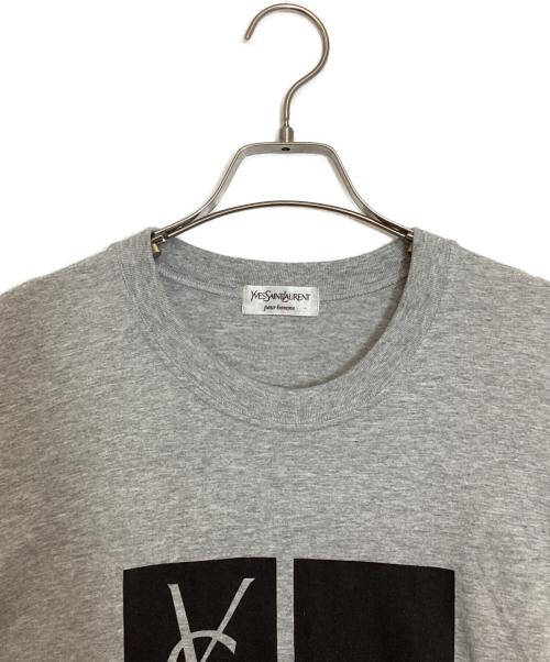 Yves Saint Laurent pour homme（イヴサンローラン プールオム）Yves Saint Laurent pour homme (イヴサンローラン プールオム) プリントTシャツ グレー サイズ:不明の古着・服飾アイテム
