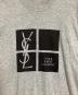 中古・古着 Yves Saint Laurent pour homme (イヴサンローラン プールオム) プリントTシャツ グレー サイズ:不明：9000円