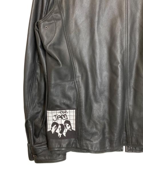 BALMAIN（バルマン）BALMAIN (バルマン) ラムレザースイングトップ ブラック サイズ:Ｌの古着・服飾アイテム