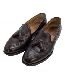 Crockett & Jones（クロケット＆ジョーンズ）の古着「タッセルローファー」｜ブラウン