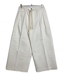 sillage（シアージ）の古着「Hakama Pants White Denim one wash」｜ホワイト