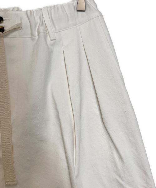 sillage（シアージ）sillage (シアージ) Hakama Pants White Denim one wash ホワイト サイズ:freeの古着・服飾アイテム