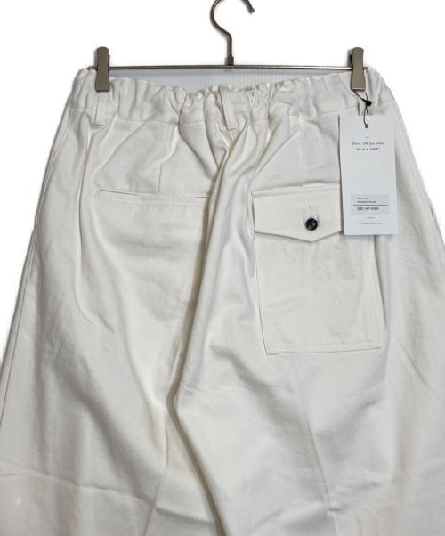 sillage（シアージ）sillage (シアージ) Hakama Pants White Denim one wash ホワイト サイズ:freeの古着・服飾アイテム