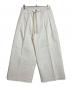sillage（シアージ）の古着「Hakama Pants White Denim one wash」｜ホワイト