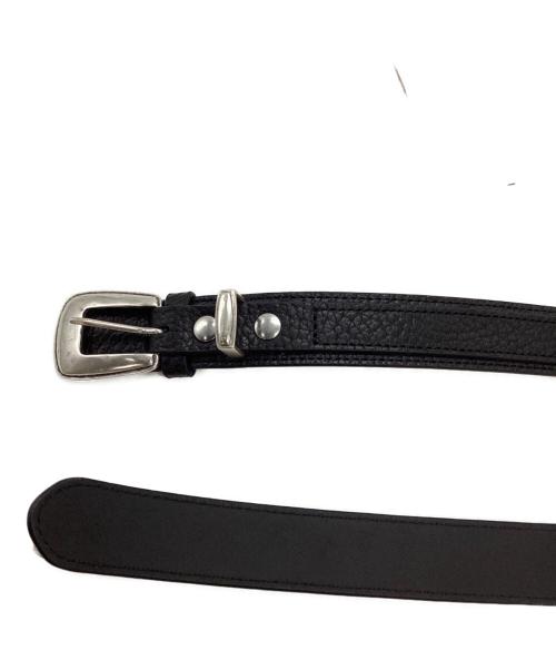 LEMAIRE（ルメール）LEMAIRE (ルメール) MINIMAL WESTERN BELT/ミニマル ウエスタン ベルト ブラック サイズ:80の古着・服飾アイテム