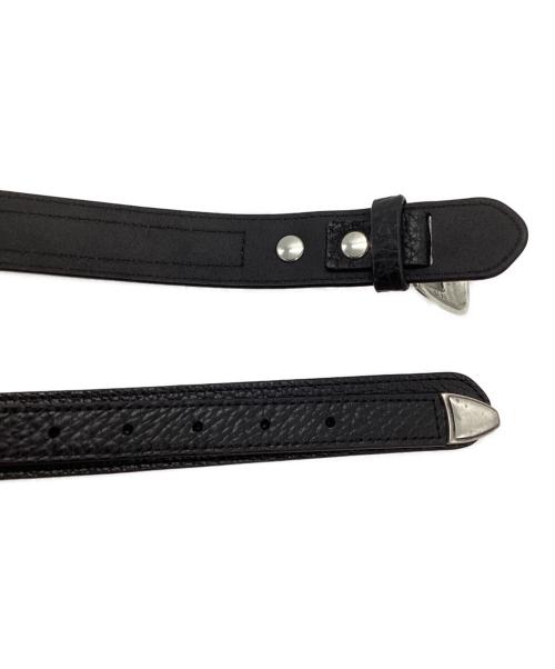 LEMAIRE（ルメール）LEMAIRE (ルメール) MINIMAL WESTERN BELT/ミニマル ウエスタン ベルト ブラック サイズ:80の古着・服飾アイテム