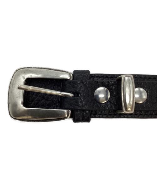 LEMAIRE（ルメール）LEMAIRE (ルメール) MINIMAL WESTERN BELT/ミニマル ウエスタン ベルト ブラック サイズ:80の古着・服飾アイテム