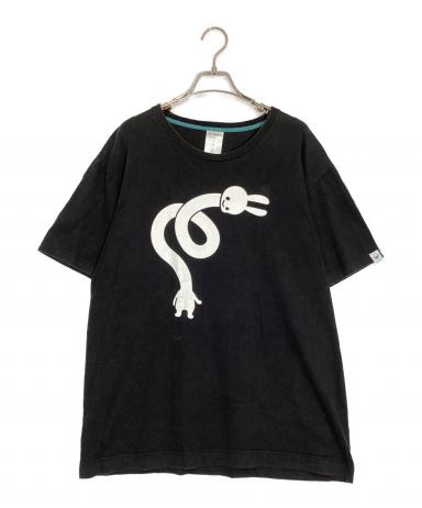 中古・古着通販】CUNE (キューン) プリントTシャツ ブラック サイズ:XL
