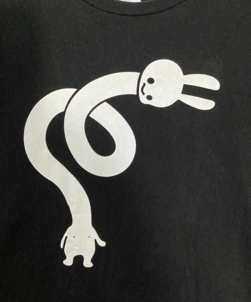 CUNE（キューン）CUNE (キューン) プリントTシャツ ブラック サイズ:XLの古着・服飾アイテム