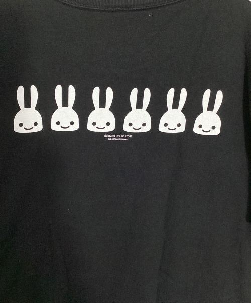 CUNE（キューン）CUNE (キューン) プリントTシャツ ブラック サイズ:XLの古着・服飾アイテム