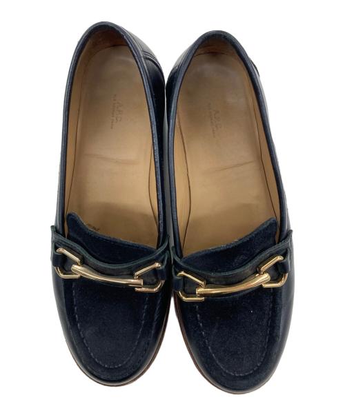 A.P.C.（アーペーセー）A.P.C. (アーペーセー) ローファー ブラック サイズ:36の古着・服飾アイテム