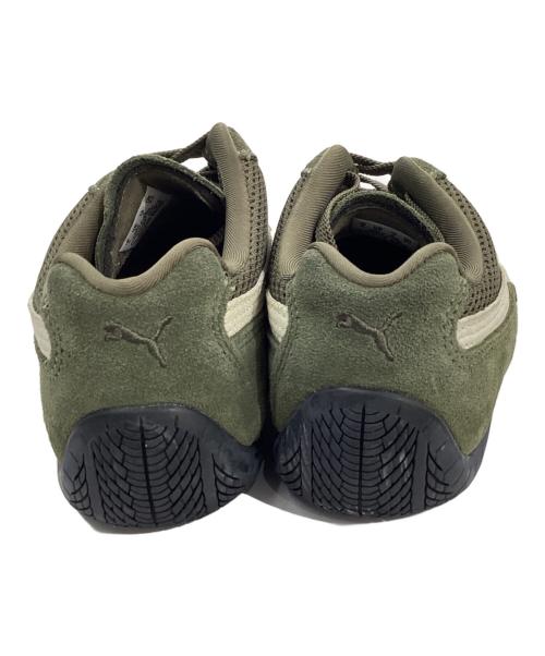 PUMA（プーマ）PUMA (プーマ) SPEEDCAT MESH ローカットスニーカー カーキ サイズ:US5の古着・服飾アイテム