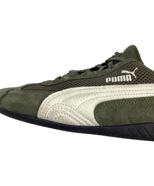 PUMA（プーマ）PUMA (プーマ) SPEEDCAT MESH ローカットスニーカー カーキ サイズ:US5の古着・服飾アイテム