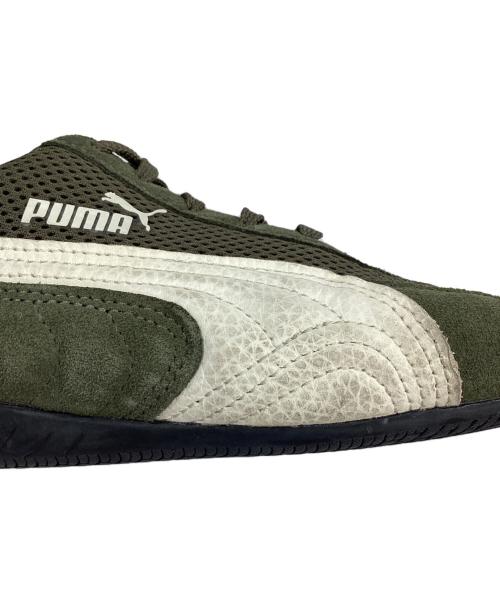 PUMA（プーマ）PUMA (プーマ) SPEEDCAT MESH ローカットスニーカー カーキ サイズ:US5の古着・服飾アイテム