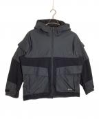 D-VEC×ALMOSTBLACKディーベック×オールモストブラック）の古着「ゴアテックス フーデッド フリースジャケット」｜ブラック