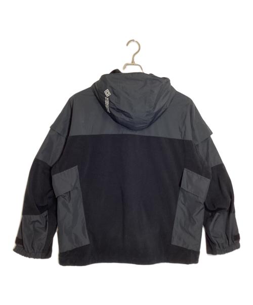 D-VEC（ディーベック）D-VEC (ディーベック) ALMOSTBLACK (オールモストブラック) ゴアテックス フーデッド フリースジャケット ブラック サイズ:1の古着・服飾アイテム