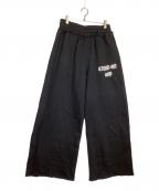 Grace Layerグレース レイヤー）の古着「baggy sweatpants/バギースウェットパンツ」｜ブラック