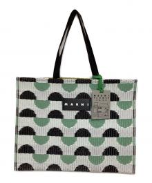 MARNI（マルニ）の古着「タタミトートバッグ」｜イエロー×グリーン