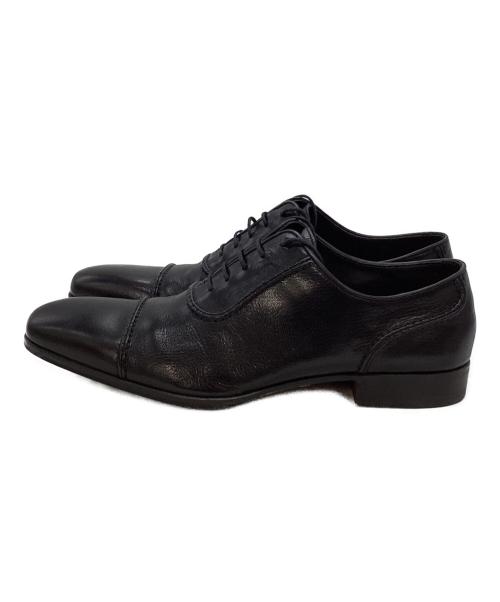 GUCCI（グッチ）GUCCI (グッチ) ストレートチップシューズ ブラック サイズ:40Eの古着・服飾アイテム