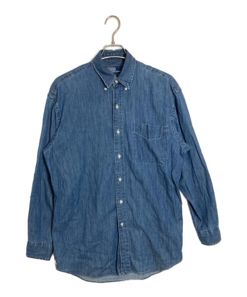 POLO RALPH LAUREN（ポロ・ラルフローレン）POLO RALPH LAUREN (ポロ・ラルフローレン) BIG FIT SHIRT インディゴ サイズ:Sの古着・服飾アイテム