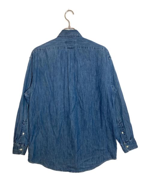 POLO RALPH LAUREN（ポロ・ラルフローレン）POLO RALPH LAUREN (ポロ・ラルフローレン) BIG FIT SHIRT インディゴ サイズ:Sの古着・服飾アイテム