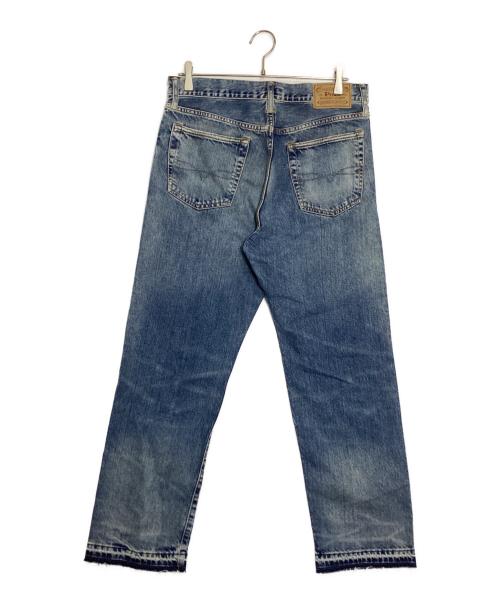 POLO RALPH LAUREN（ポロ・ラルフローレン）POLO RALPH LAUREN (ポロ・ラルフローレン) ダメージ加工デニムパンツ インディゴ サイズ:81cmの古着・服飾アイテム