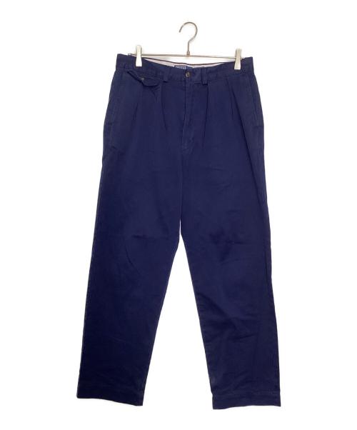 POLO RALPH LAUREN（ポロ・ラルフローレン）POLO RALPH LAUREN (ポロ・ラルフローレン) THE WHITMAN CHINO RELAXED FIT/ザ ホイットマン チノ リラックスド フィット ネイビー サイズ:76の古着・服飾アイテム