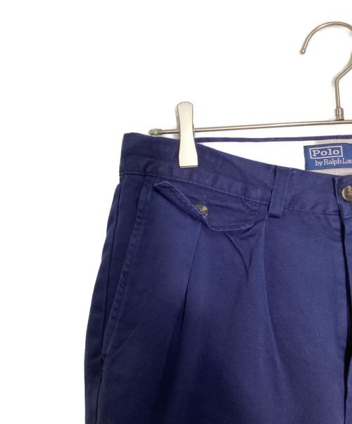 POLO RALPH LAUREN（ポロ・ラルフローレン）POLO RALPH LAUREN (ポロ・ラルフローレン) THE WHITMAN CHINO RELAXED FIT/ザ ホイットマン チノ リラックスド フィット ネイビー サイズ:76の古着・服飾アイテム